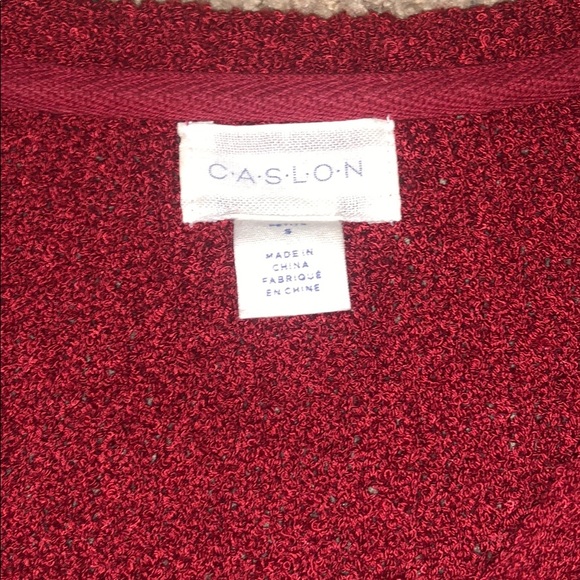 CASLON Dark Red Sweater - Picture 2 of 2